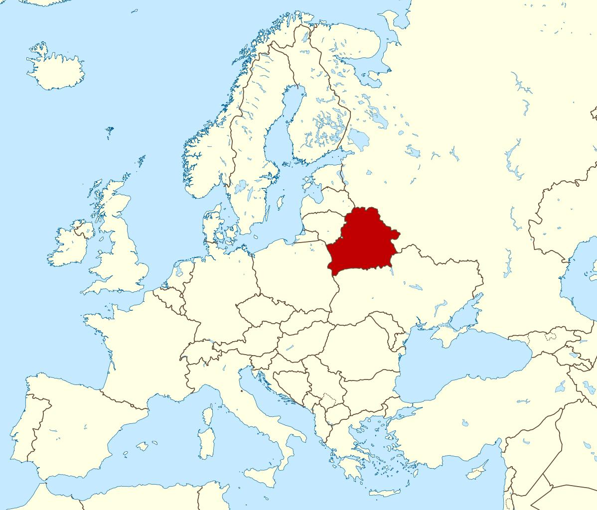 Belarus On World Map Belarus Location On World Map Eastern Europe