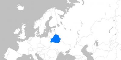 Map of Belarus europe